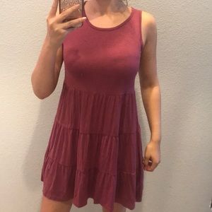 dark pink dress